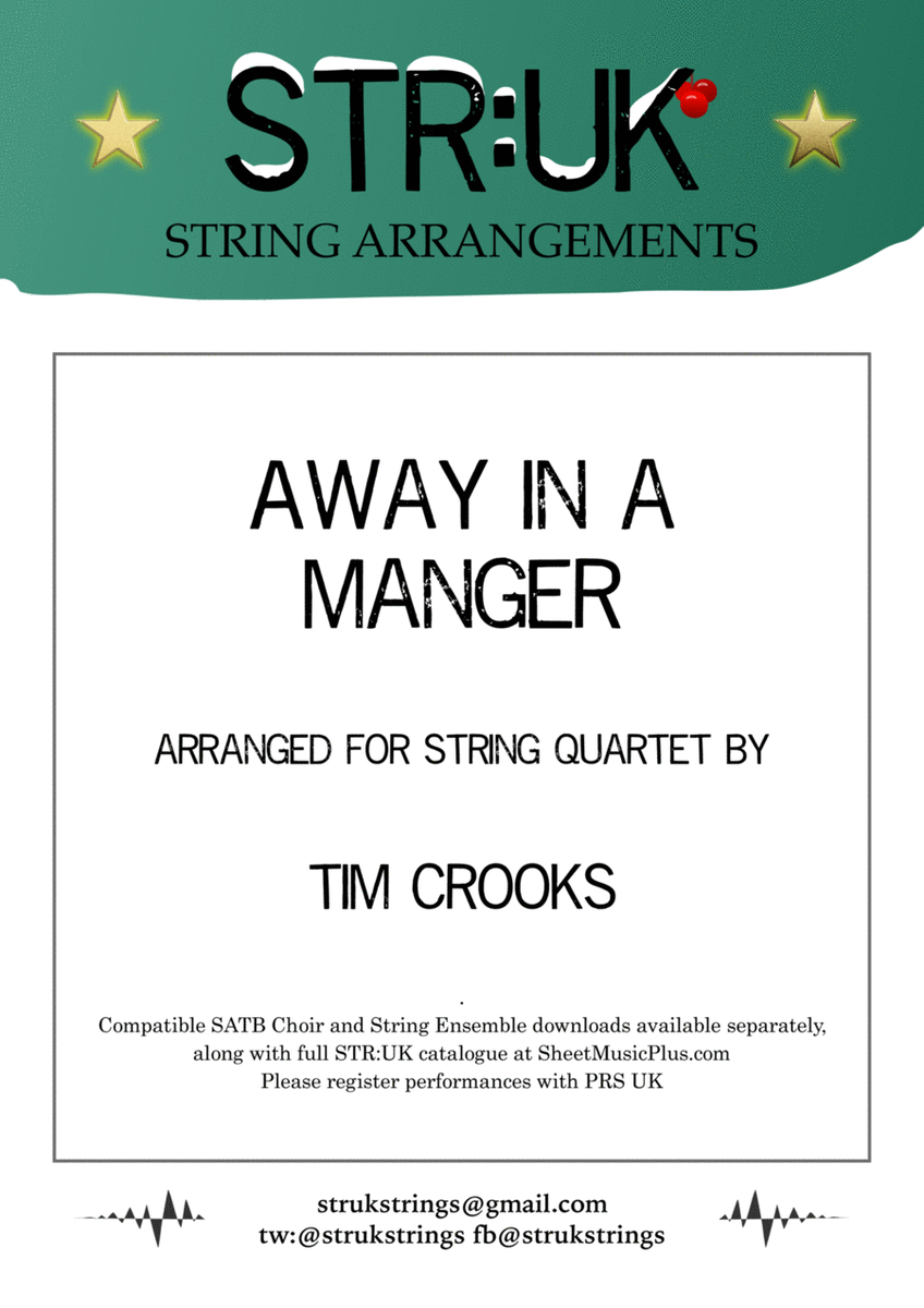 Away In A Manger (STR:UK String Quartet Version) image number null