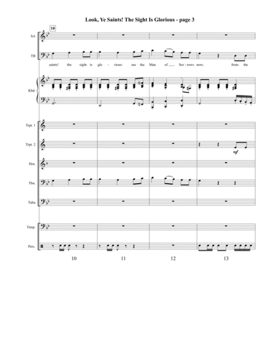 Look, Ye Saints! The Sight Is Glorious (Orchestration - Digital)