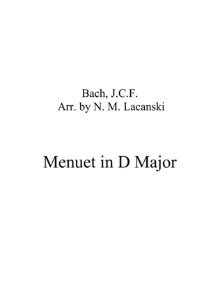 Book cover for Menuet in D