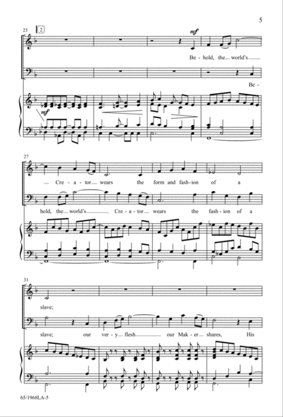The Word Made Flesh 4-Part scores gallery preview page 7