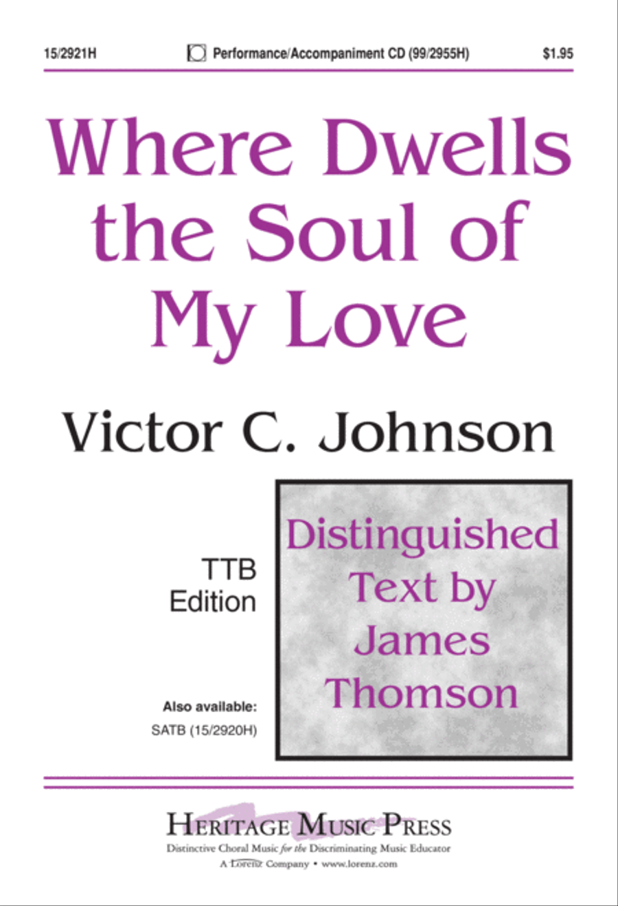 Where Dwells the Soul of My Love TTB scores gallery preview page 1