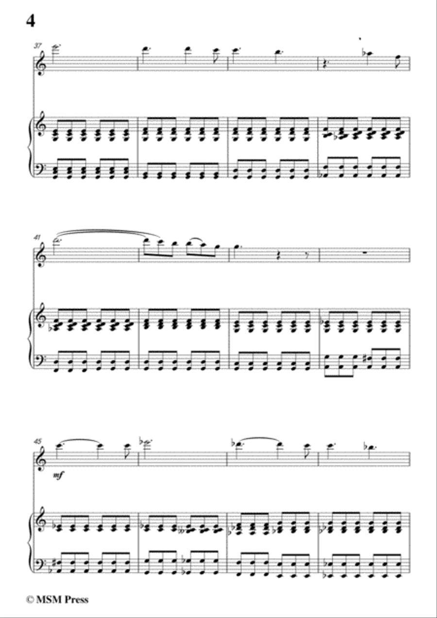 Berlioz-Sur les Lagunes,for Violin and Piano Voice scores gallery preview page 6