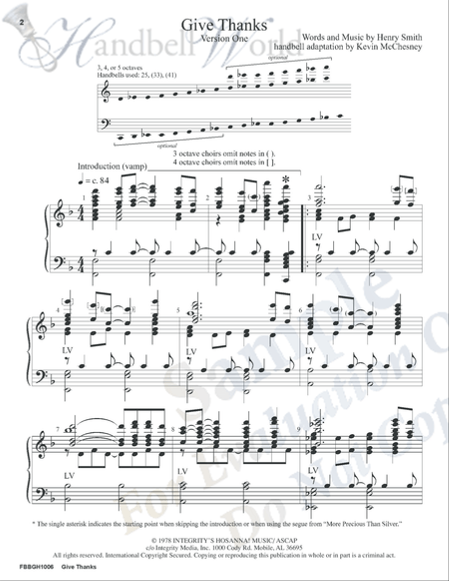 Give Thanks 5-Octaves scores gallery preview page 2