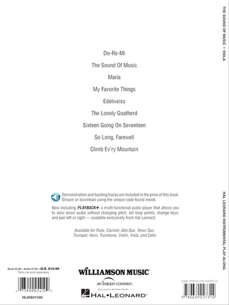 The Sound of Music Viola Solo scores gallery preview page 4