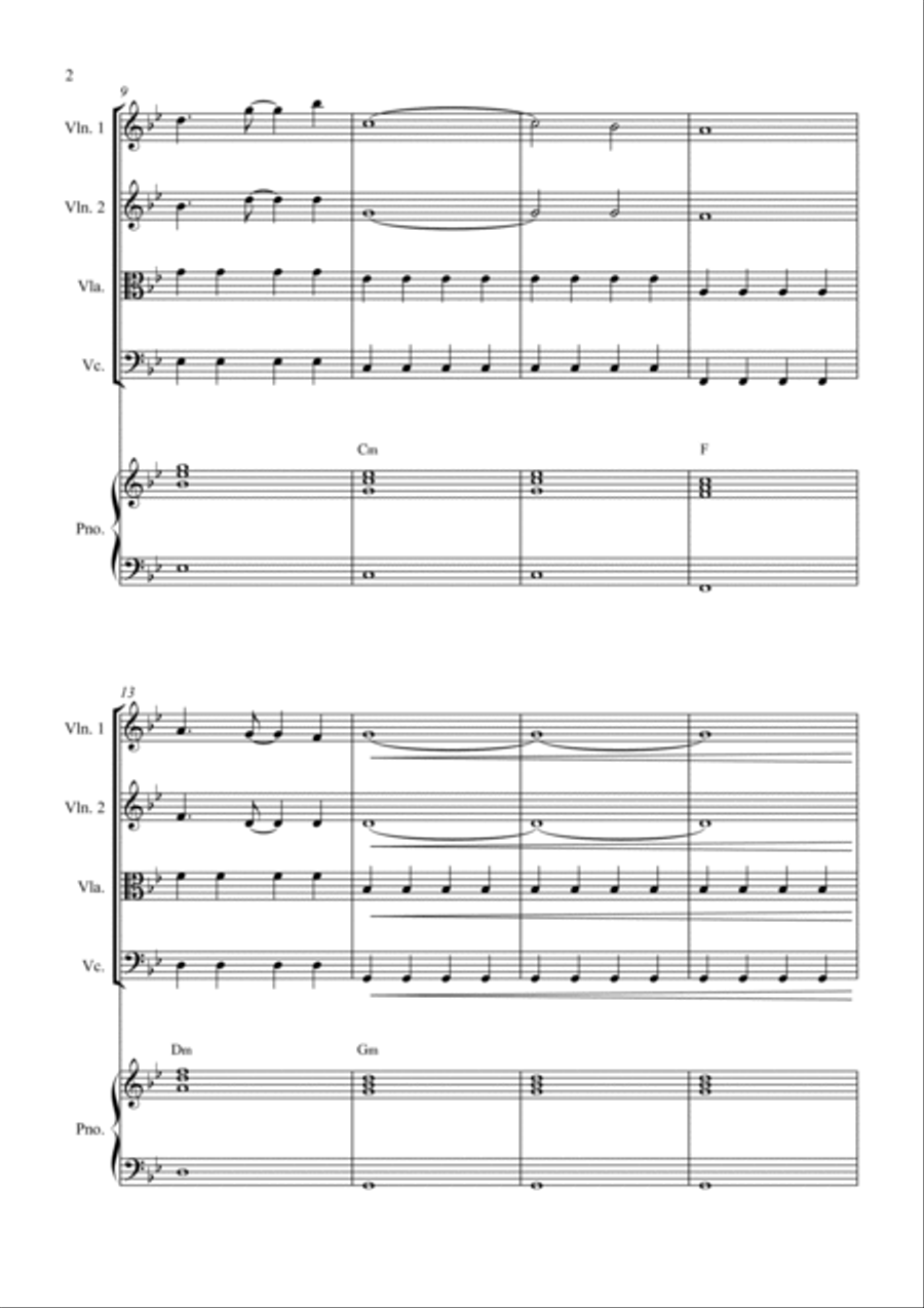 Now We Are Free Now We Are Free String Quartet scores gallery preview page 2