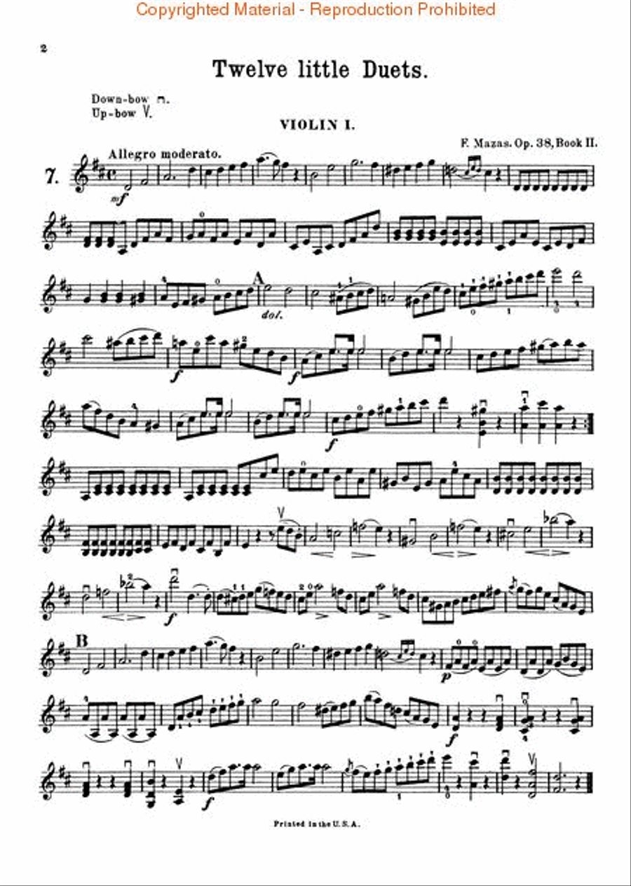 12 Little Duets, Op. 38 – Book 2 String Duet scores gallery preview page 2