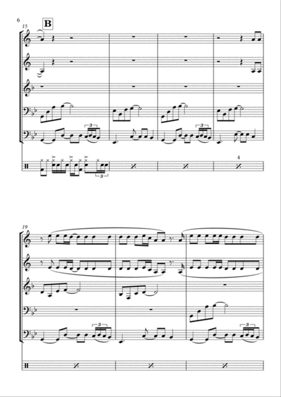 Californication Small Ensemble scores gallery preview page 6