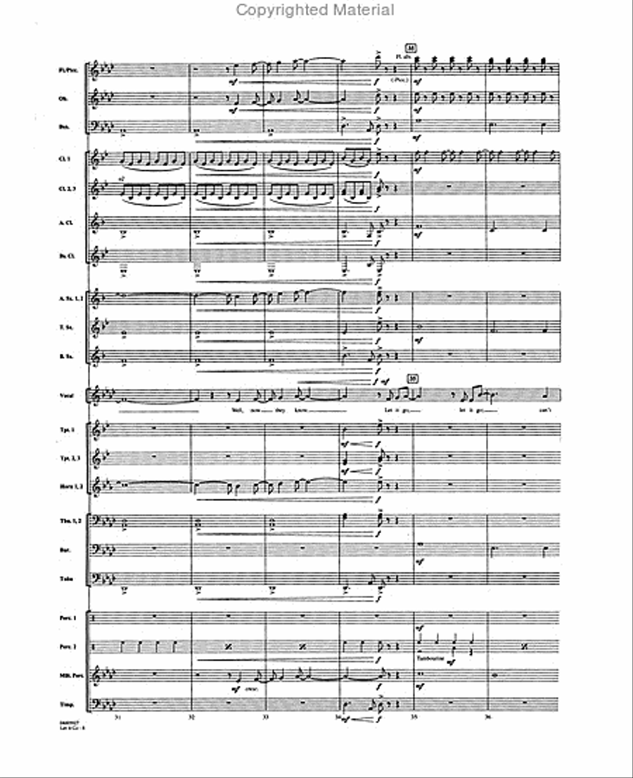 Let It Go (from “Frozen”) Concert Band scores gallery preview page 4