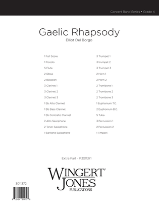 Gaelic Rhapsody - Full Score