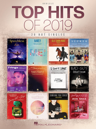 Book cover for Top Hits of 2019 for Ukulele