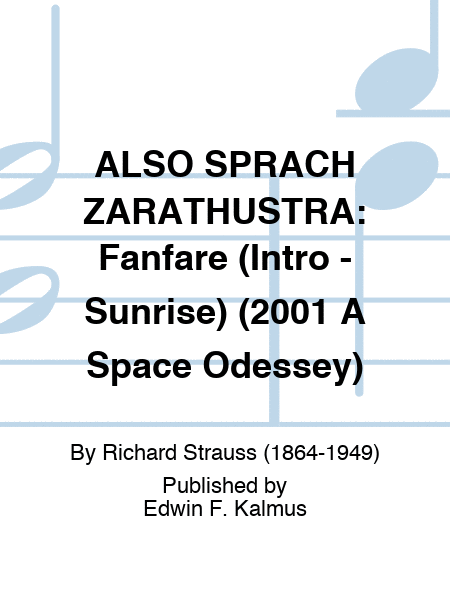 ALSO SPRACH ZARATHUSTRA: Fanfare (Intro - Sunrise) (2001 A Space Odyssey)