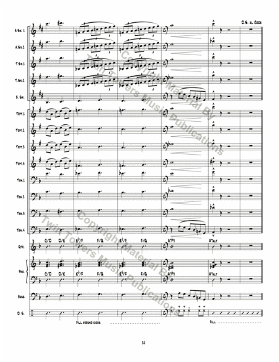 Nerve Damage Jazz Ensemble scores gallery preview page 21