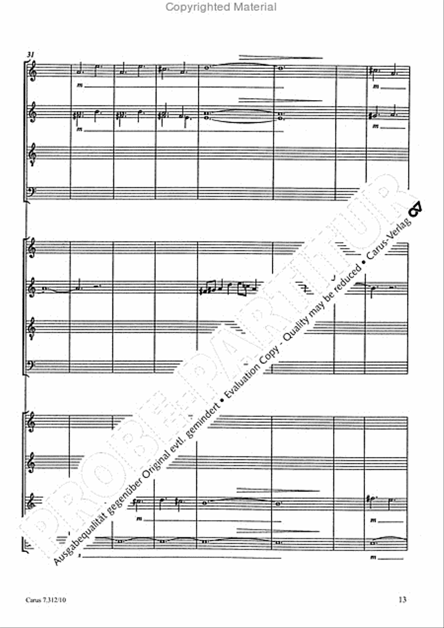 Variationen mit Celan-Gedichten III 4-Part scores gallery preview page 14