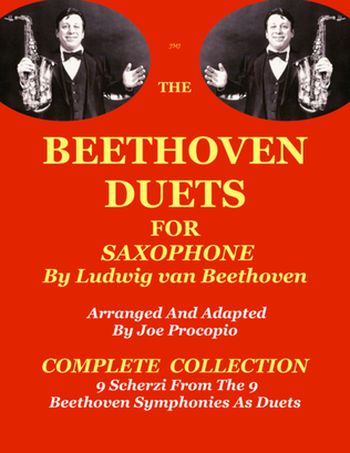 The Beethoven Duets For Saxophone Complete Collection (All 9 Scherzi)