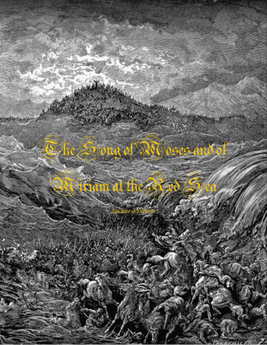 The Song of Moses and of Miriam at the Red Sea-Conductor's Score 4-Part scores gallery preview page 1