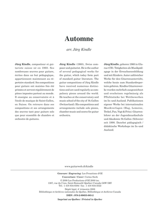 Book cover for Automne