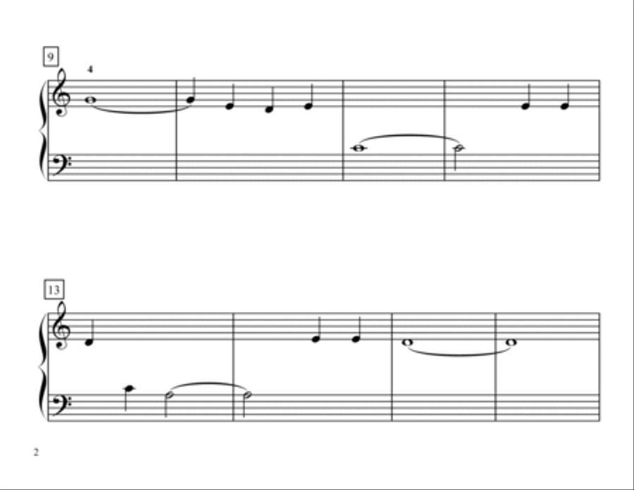 Yellow Submarine Easy Piano scores gallery preview page 2