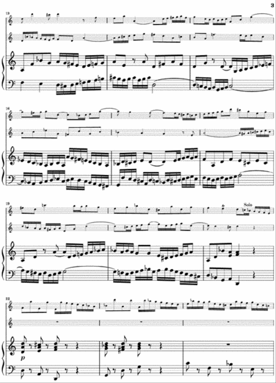 Concerto for 2 Violins and Orchestra in D Minor BWV 1043 Violin scores gallery preview page 3