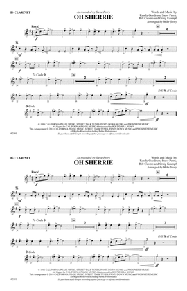 Oh Sherrie: 1st B-flat Clarinet
