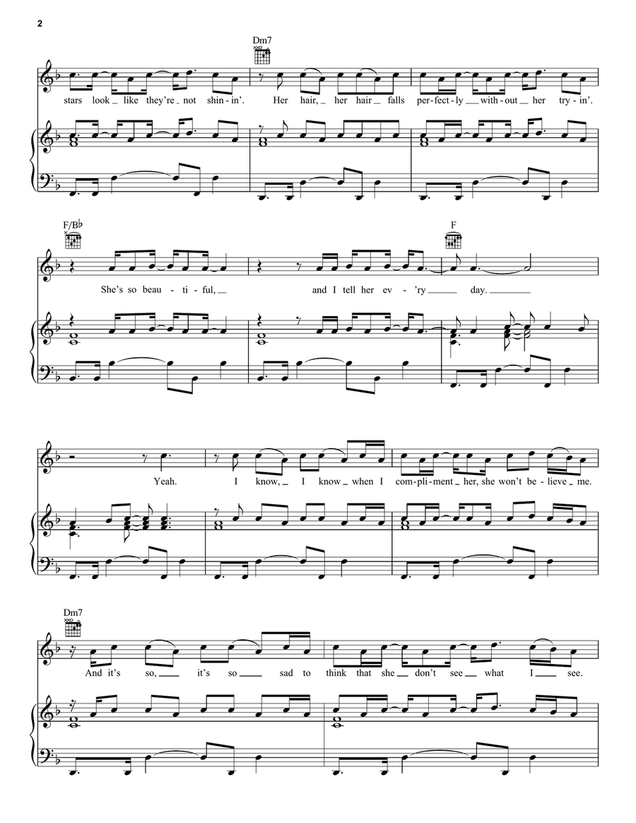 Just The Way You Are Acoustic Guitar scores gallery preview page 2