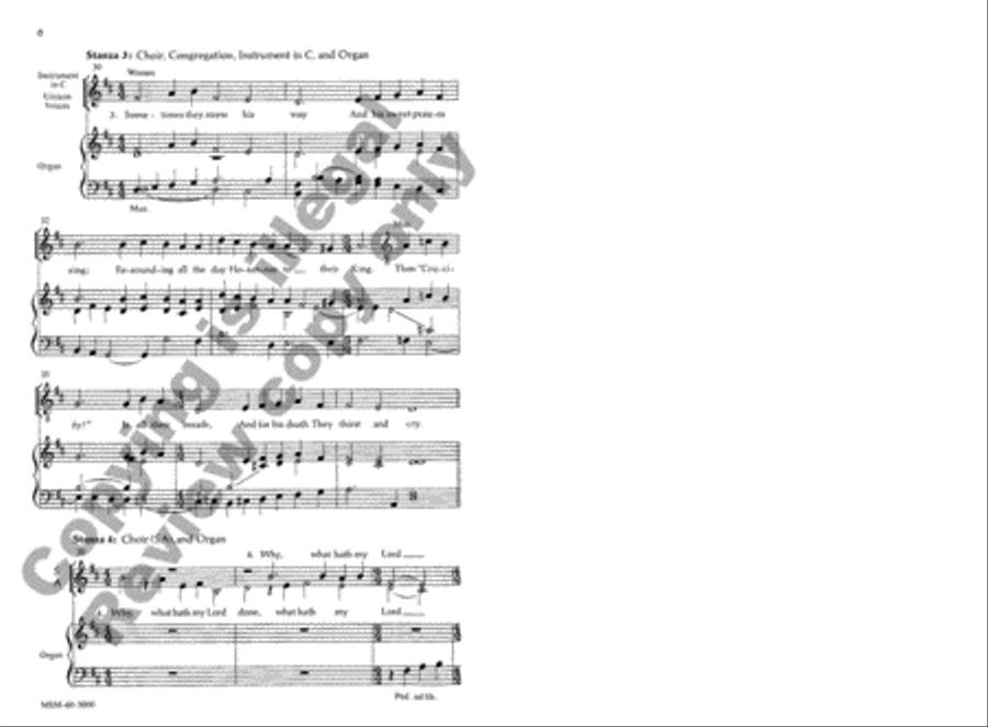 My Song Is Love Unknown 4-Part scores gallery preview page 8