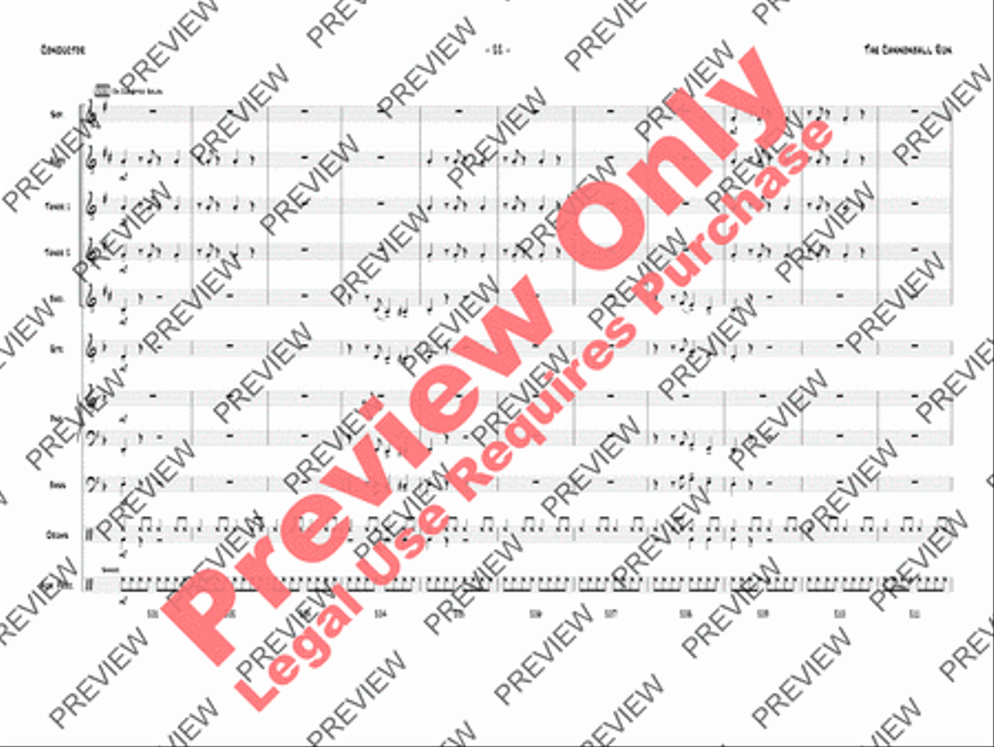 The Cannonball Run The Cannonball Run Jazz Ensemble scores gallery preview page 25