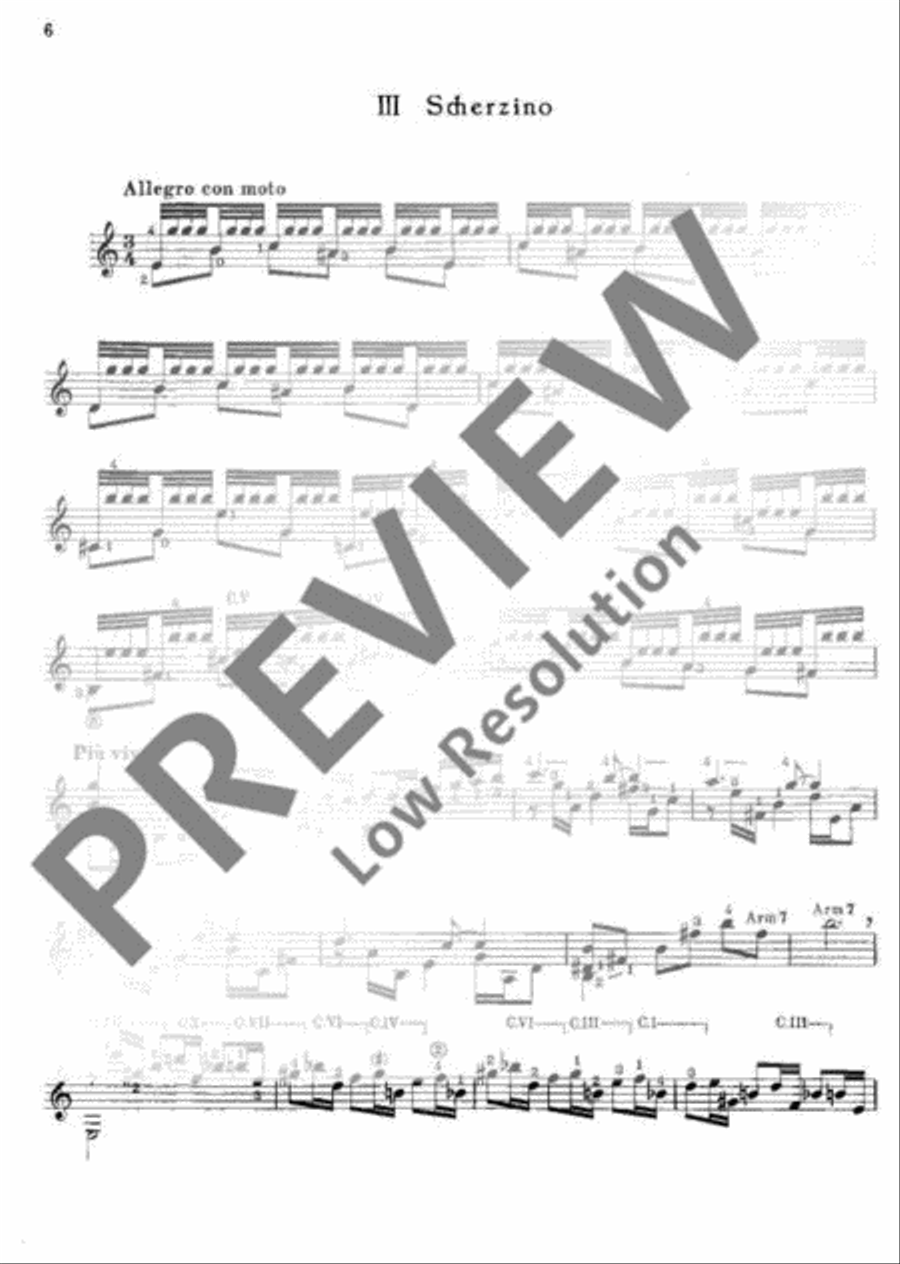 Cavatina Classical Guitar scores gallery preview page 7