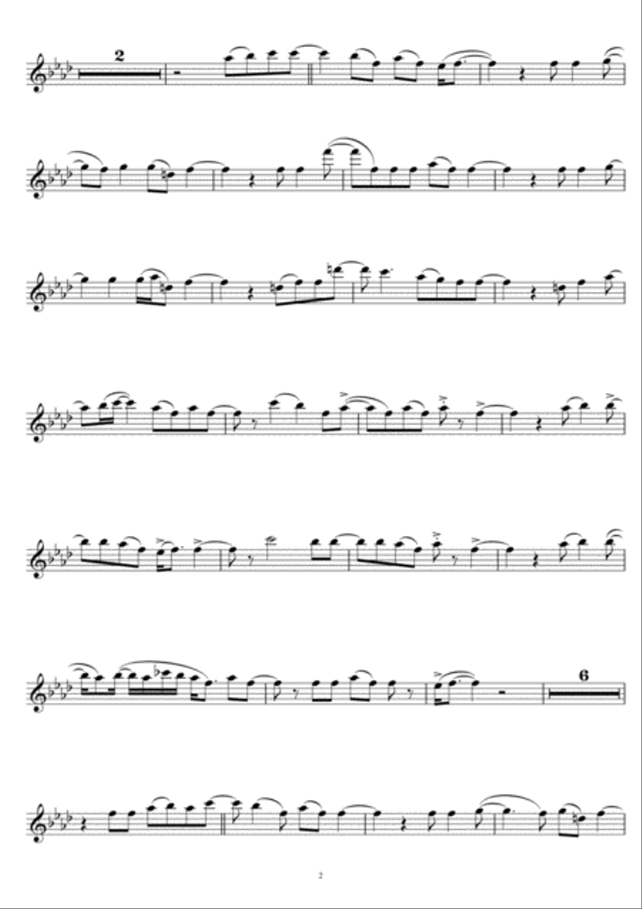 I Heard It Through The Grapevine Flute Solo scores gallery preview page 2