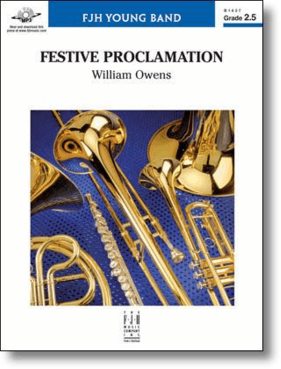 Festive Proclamation Festive Proclamation Concert Band scores gallery preview page 1