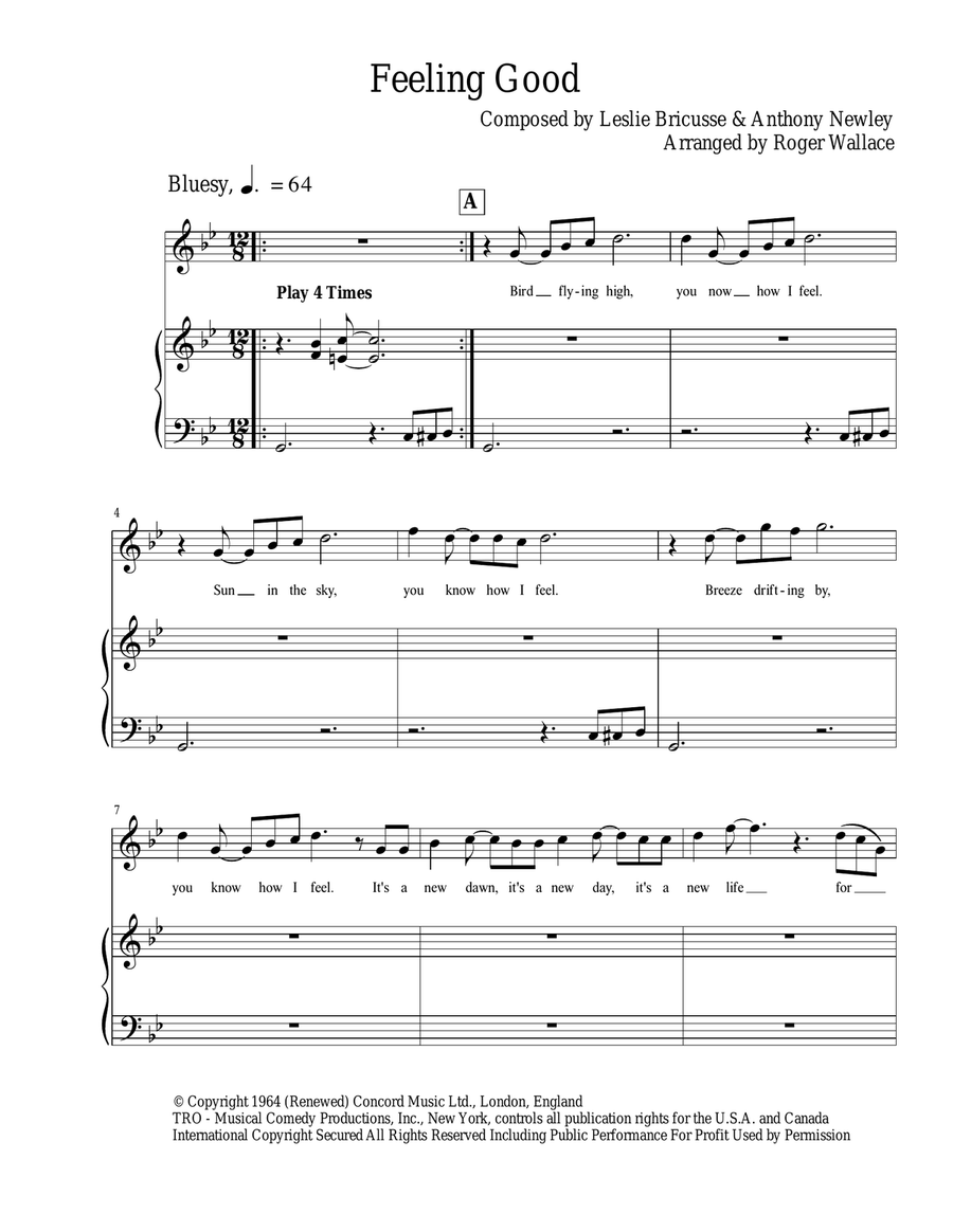 Feeling Good Voice scores gallery preview page 1