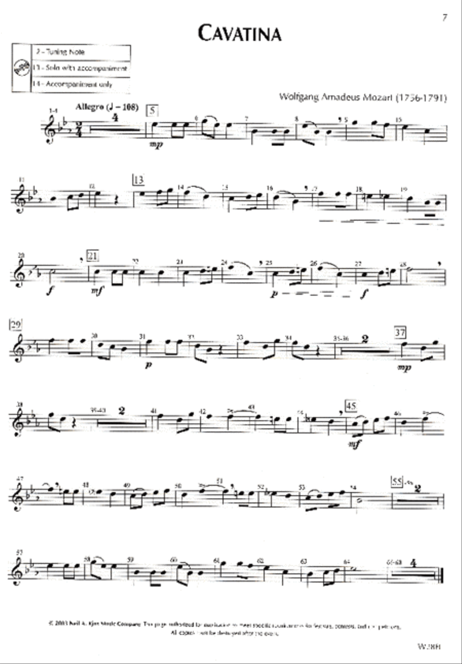 Standard of Excellence: Festival Solos - Flute Concert Band Methods scores gallery preview page 2