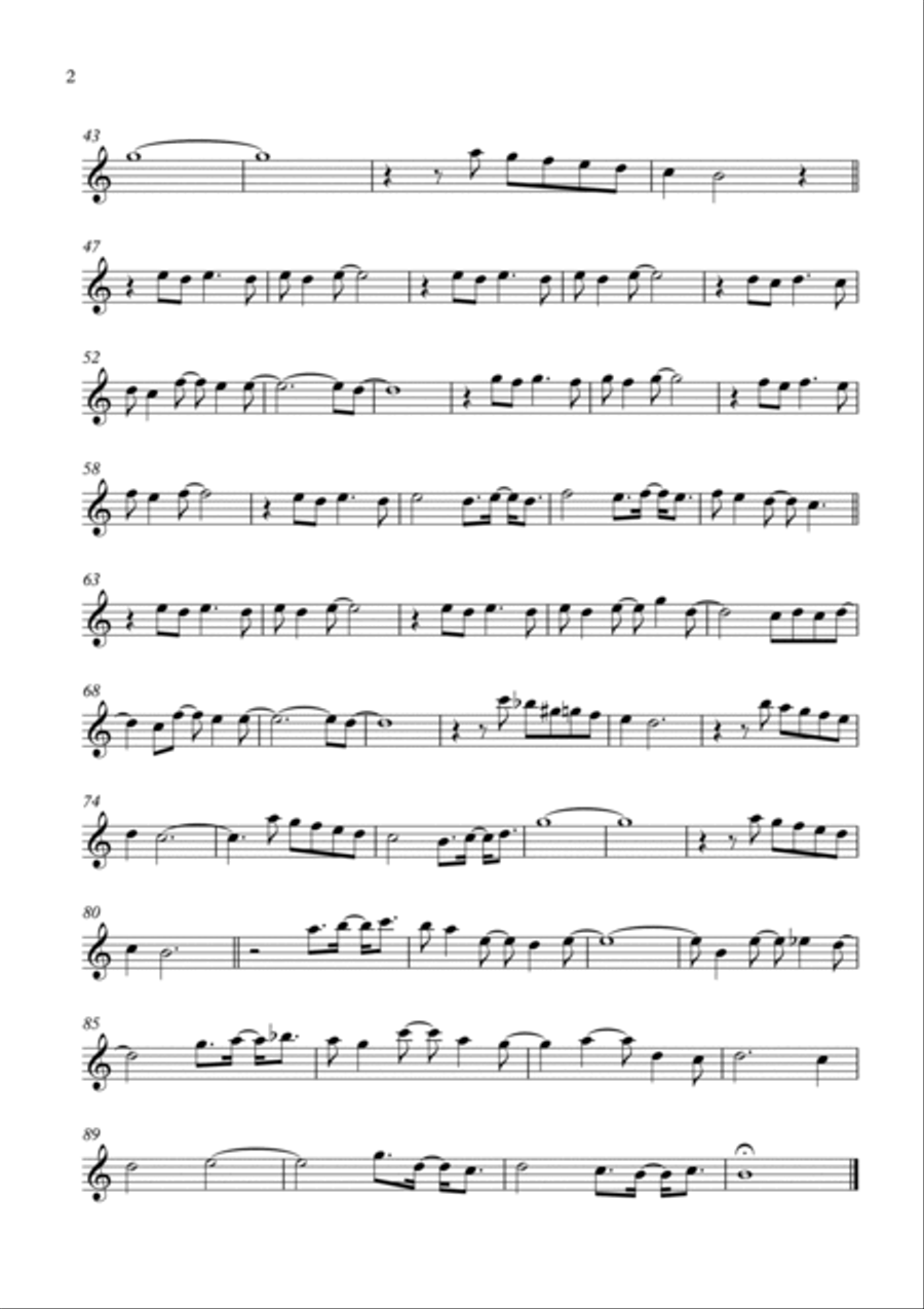 Quiet Nights Of Quiet Stars (corcovado) Violin Solo scores gallery preview page 5