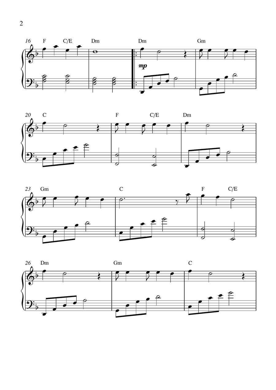 Me And My Broken Heart Piano Solo scores gallery preview page 2