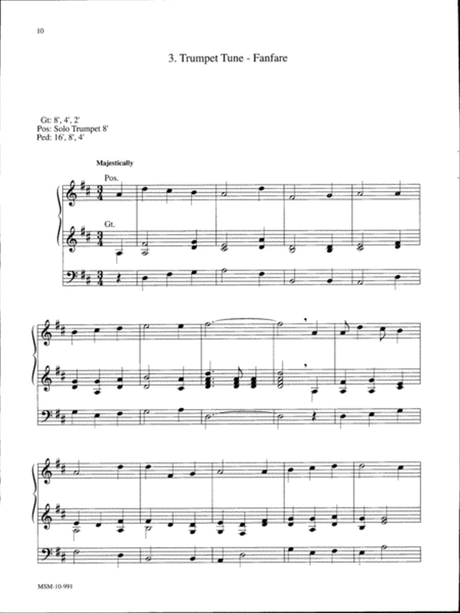 Marilyn Mason Music Library, Volume 2 Organ scores gallery preview page 3