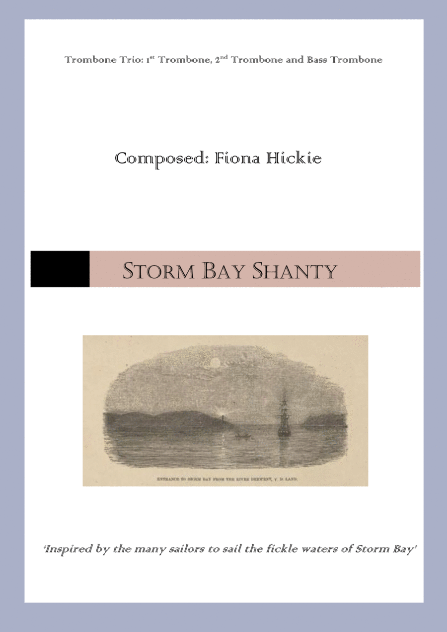 Storm Bay Shanty Brass Ensemble scores gallery preview page 1