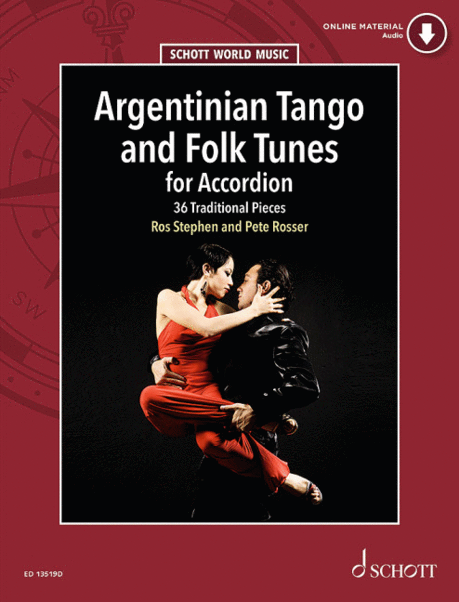 Book cover for Argentinian Tango and Folk Tunes for Accordion