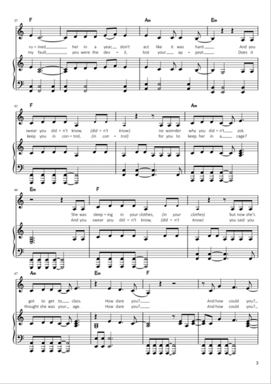 Your Power Voice scores gallery preview page 3