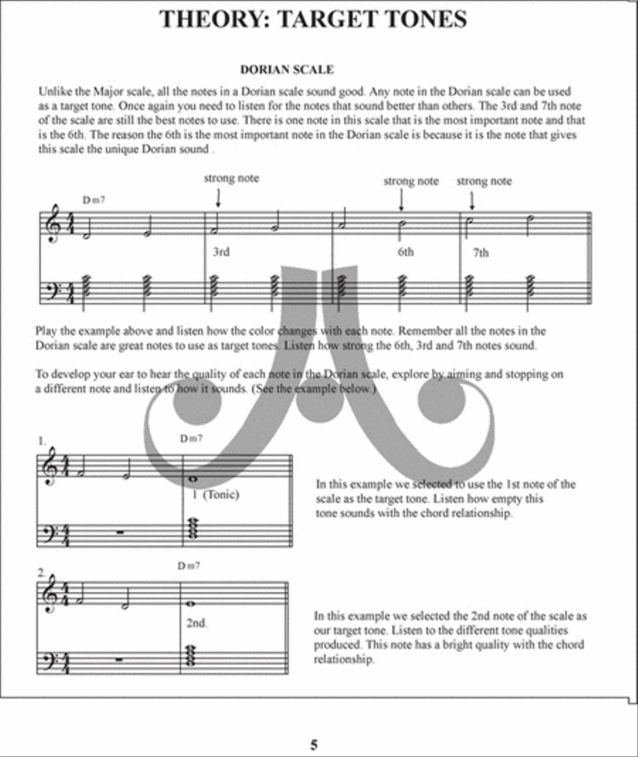 Target and Approach Tones Collection / Songbook scores gallery preview page 6