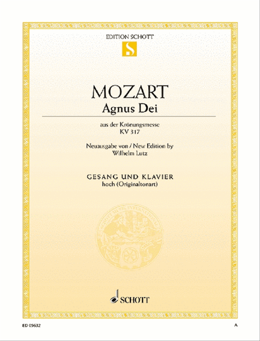 Agnus Dei High Voice scores gallery preview page 1