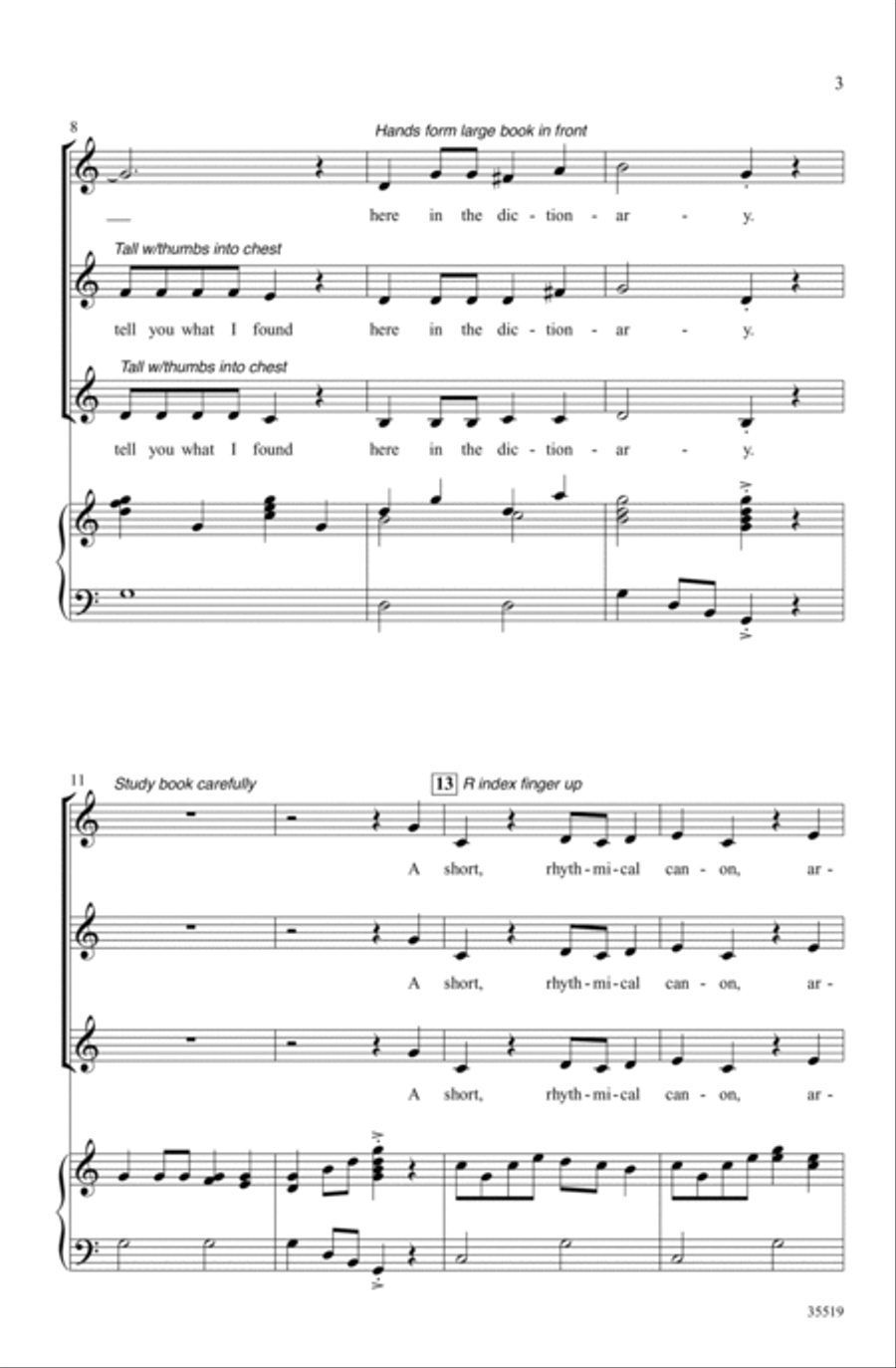 Singing A-Round Singing A-Round Choir scores gallery preview page 2