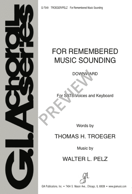 For Remembered Music Sounding