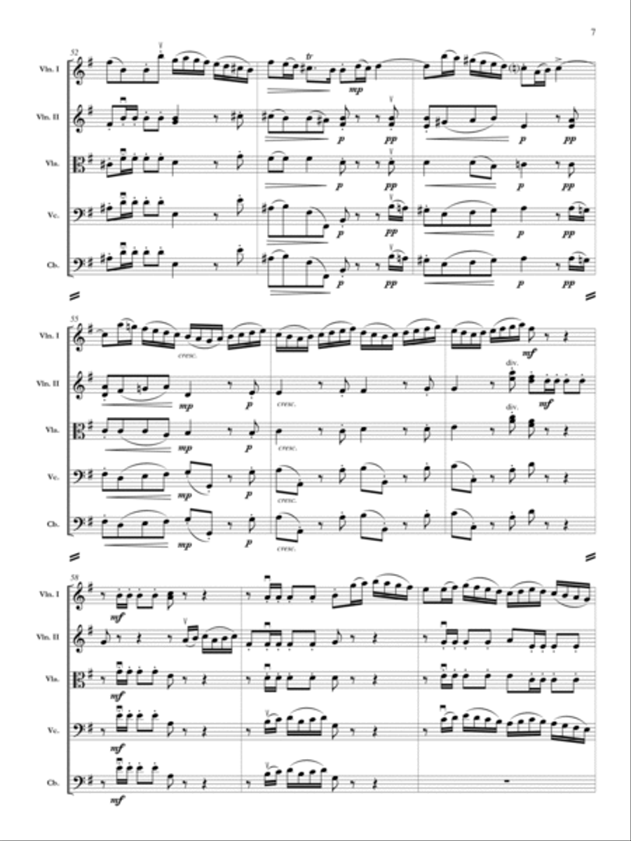 Flute Sonata No. 3 HWV 363b: Adagio and Allegro Orchestra scores gallery preview page 8