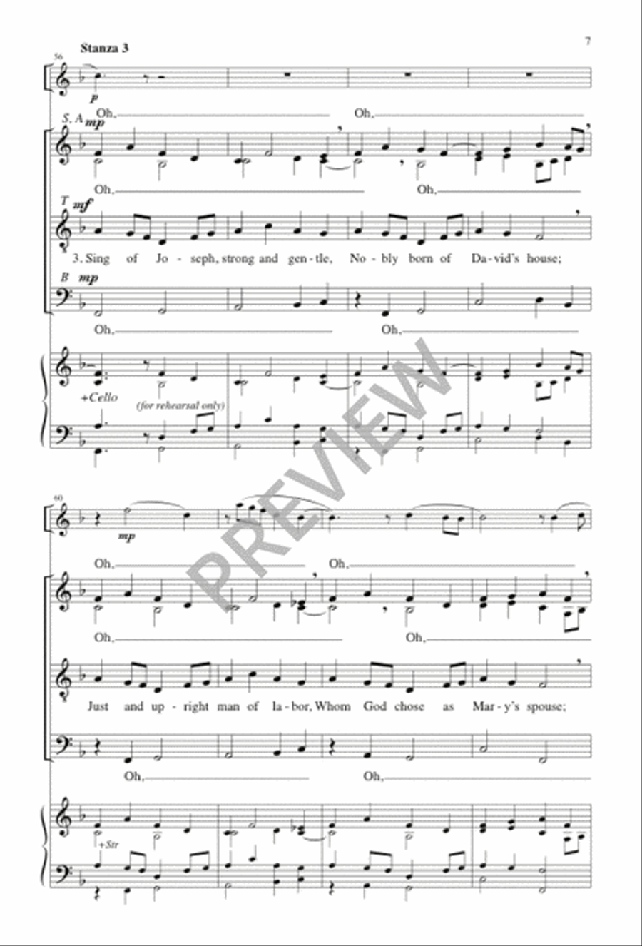 Sing of Mary Sing of Mary 4-Part scores gallery preview page 7