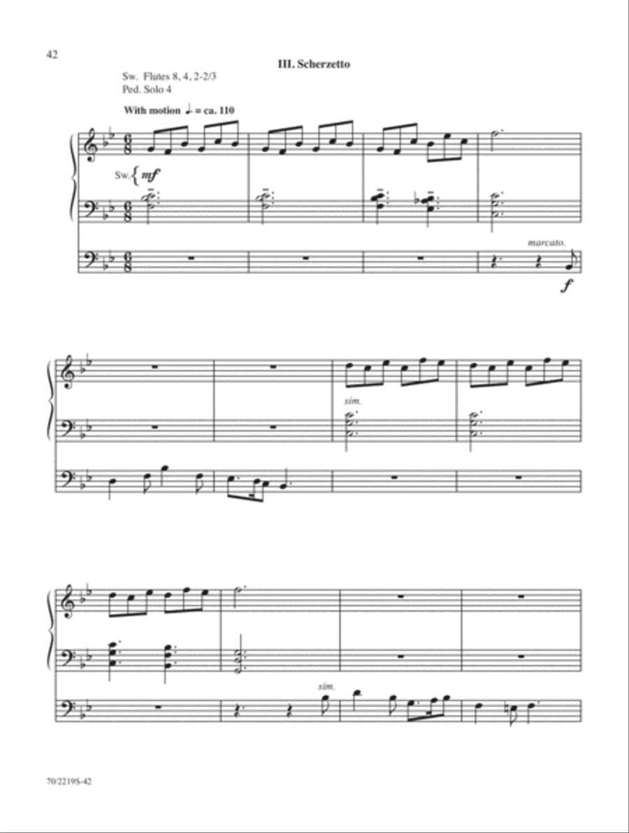 Our Hope for Years to Come Organ Solo scores gallery preview page 16