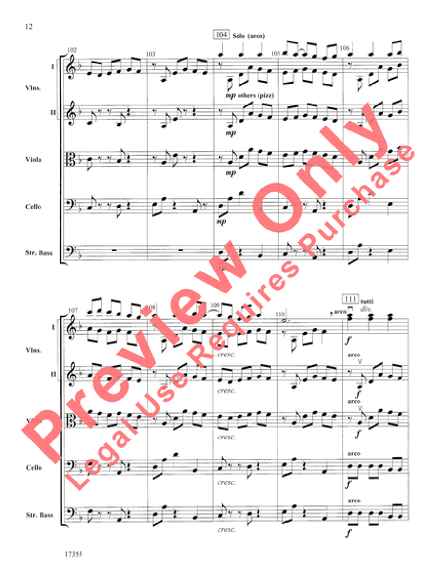 Mantras String Orchestra scores gallery preview page 13