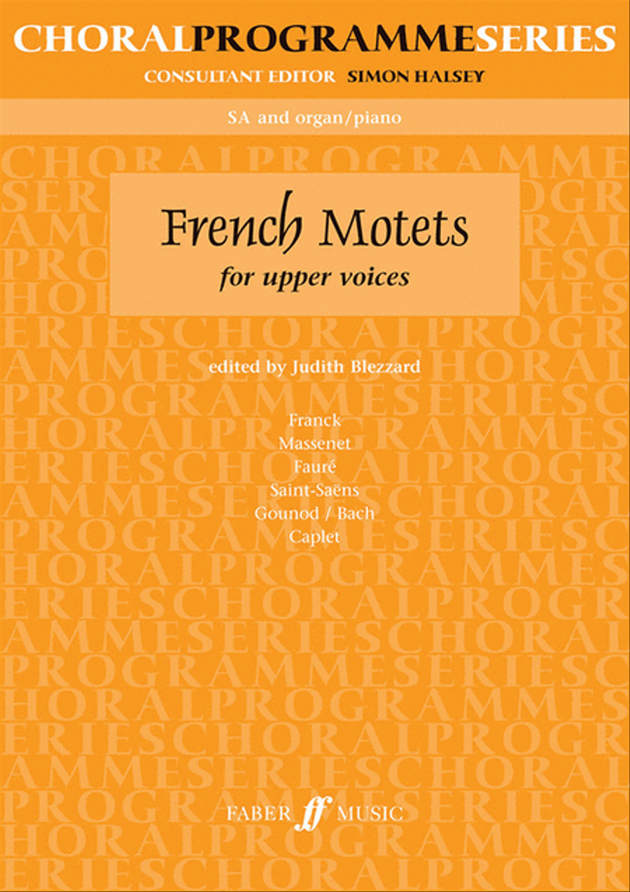 French Motets French Motets Women's Choir scores gallery preview page 1