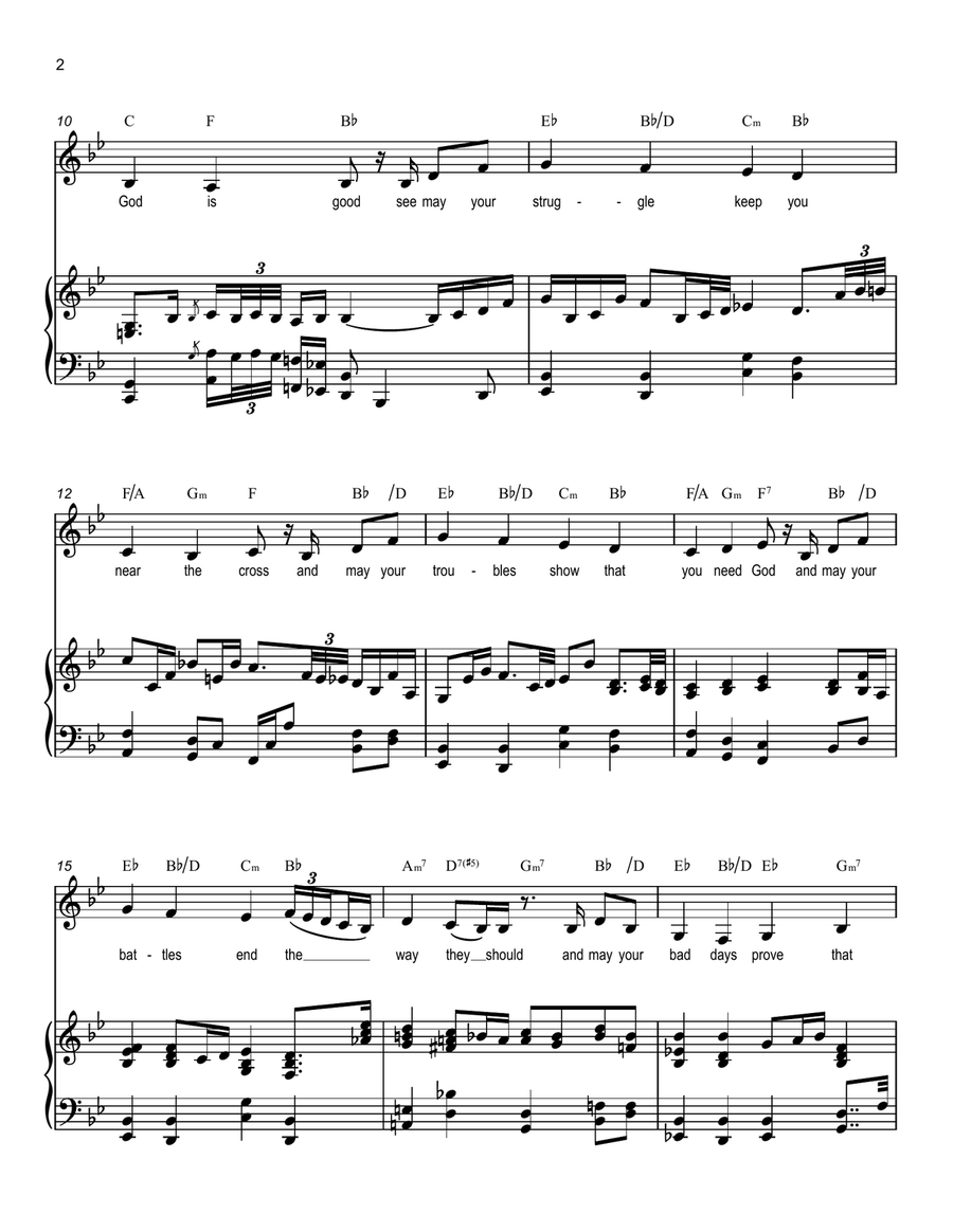 God Is Good God Is Good Voice scores gallery preview page 2