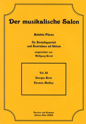Book cover for Carmen-Medley (für Streichquartett)
