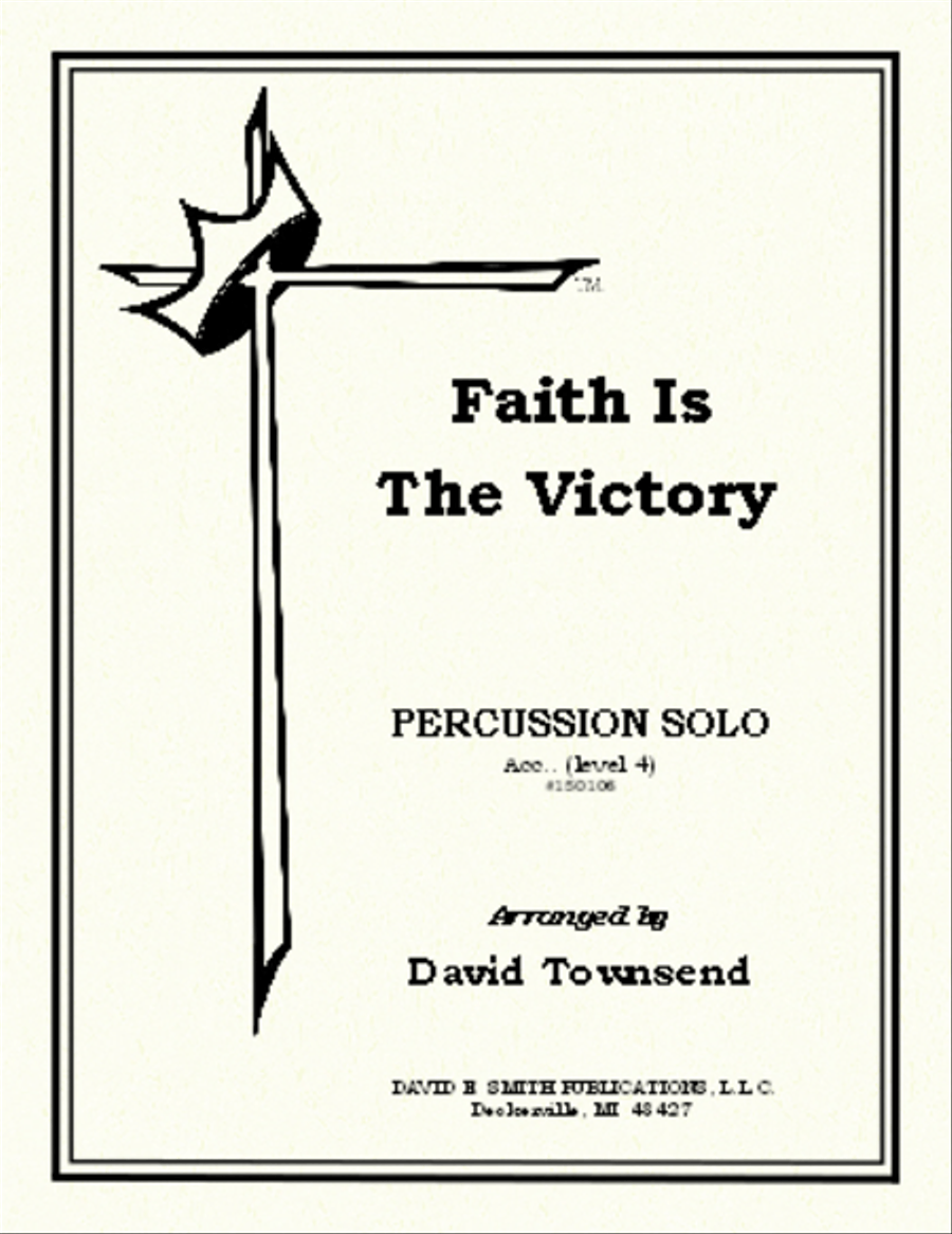 Faith Is The Victory Percussion scores gallery preview page 1