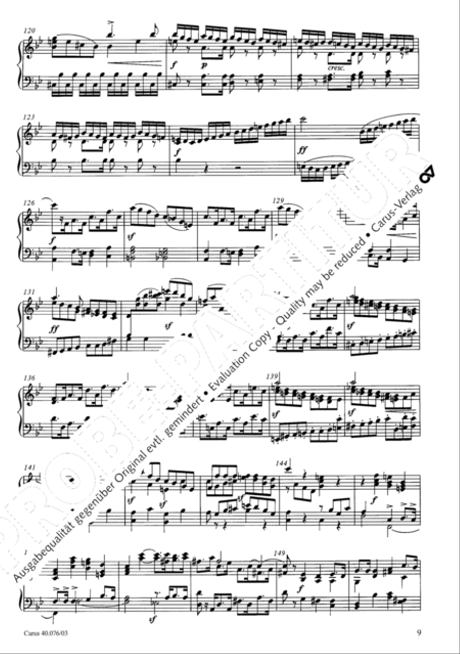 Hymn of Praise, MWV A 18 SSAATB scores gallery preview page 10